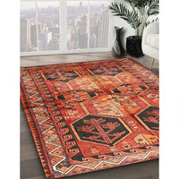 Traditional Orange Persian Rug, tr2836