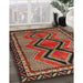 Machine Washable Traditional Dark Gold Brown Rug in a Family Room, wshtr2837