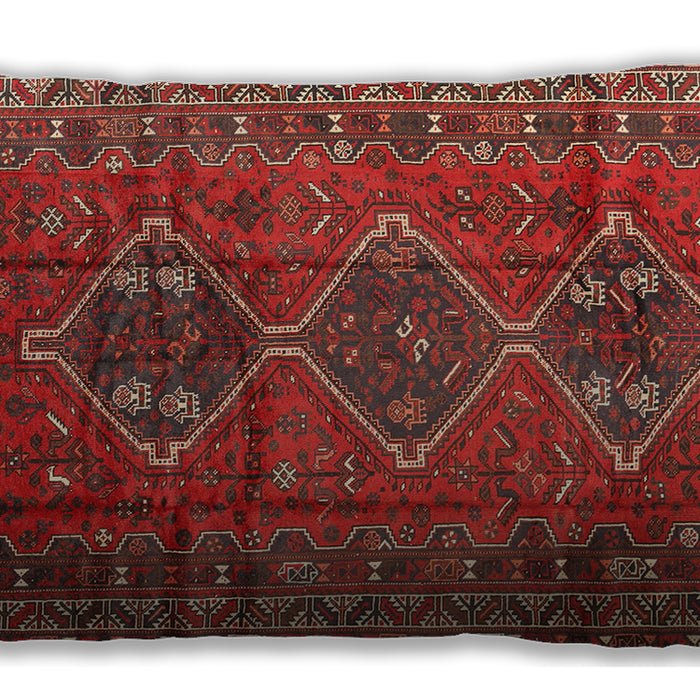 Traditional Classic Rectangular Red Lumbar Throw Pillow, 13 inch by 19 inch, lbtr2839