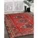 Machine Washable Traditional Red Rug in a Family Room, wshtr2839