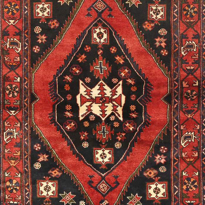 Machine Washable Traditional Chestnut Brown Rug, wshtr2841