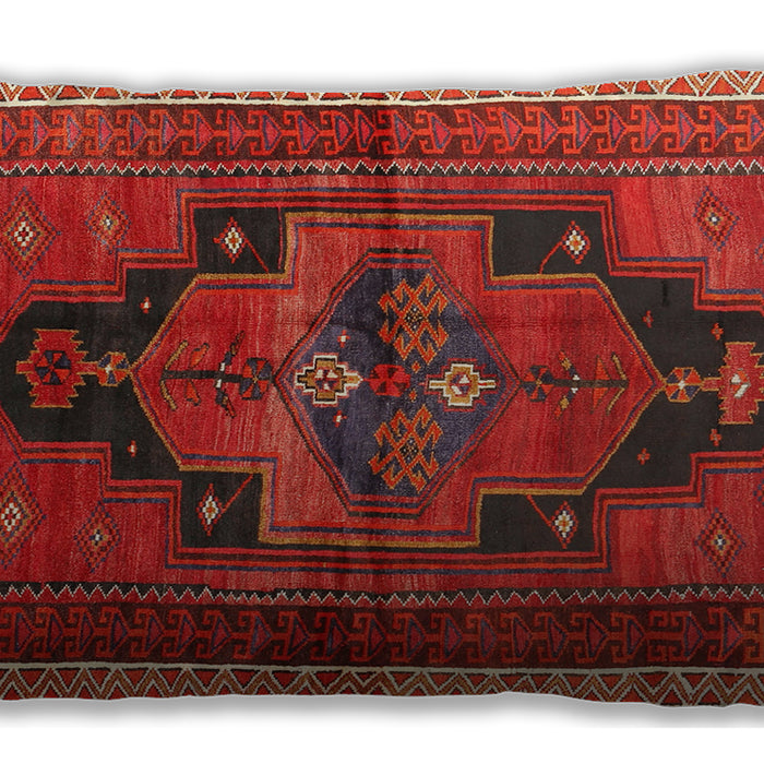 Traditional Classic Rectangular Red Lumbar Throw Pillow, 13 inch by 19 inch, lbtr2842