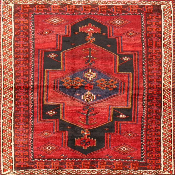 Square Traditional Red Persian Rug, tr2842