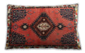 Traditional Classic Rectangular Rust Pink Lumbar Throw Pillow, 13 inch by 19 inch, lbtr2843