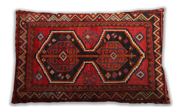 Traditional Classic Rectangular Chestnut Brown Lumbar Throw Pillow, 13 inch by 19 inch, lbtr2844