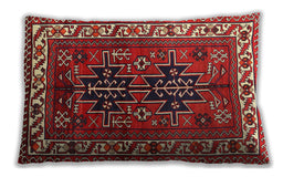Traditional Classic Rectangular Dark Almond Brown Lumbar Throw Pillow, 13 inch by 19 inch, lbtr2845
