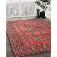 Traditional Copper Red Pink Persian Rug, tr284