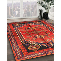 Traditional Sienna Brown Persian Rug, tr2850