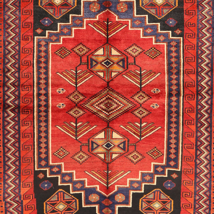 Machine Washable Traditional Sienna Brown Rug, wshtr2850