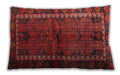 Traditional Classic Rectangular Chestnut Brown Lumbar Throw Pillow, 13 inch by 19 inch, lbtr2852