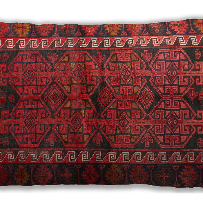 Traditional Classic Rectangular Chestnut Brown Lumbar Throw Pillow, 13 inch by 19 inch, lbtr2852