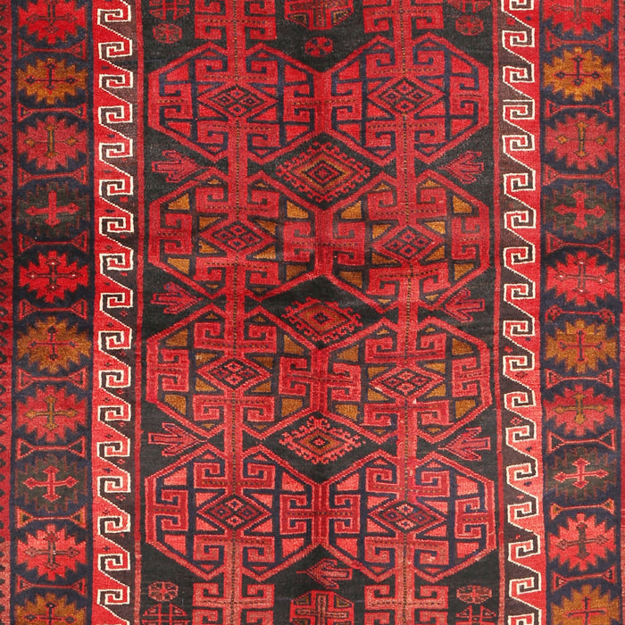 Machine Washable Traditional Chestnut Brown Rug, wshtr2852