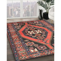 Traditional Dark Almond Brown Persian Rug, tr2853
