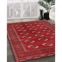 Traditional Cherry Red Persian Rug, tr2854