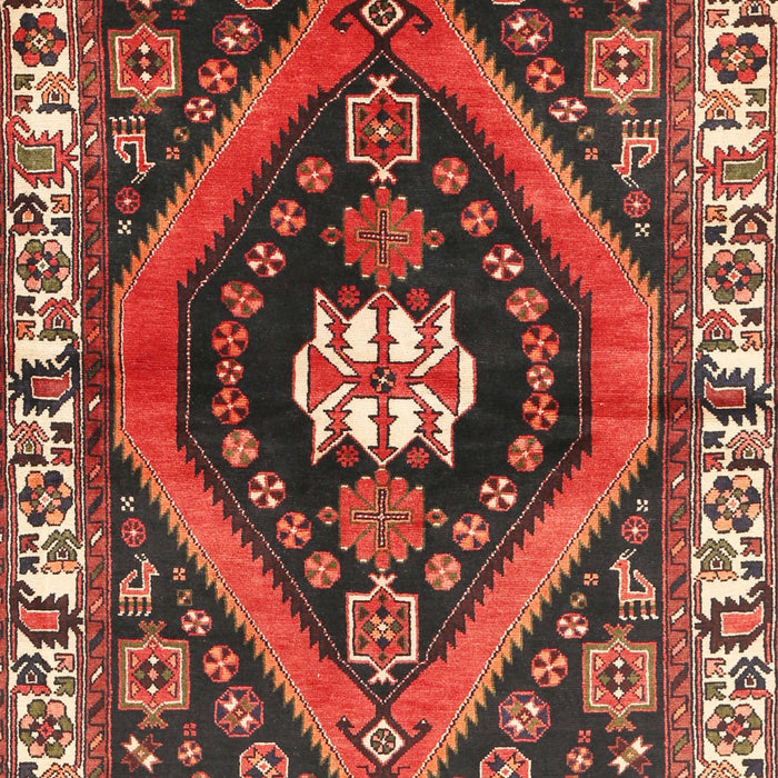 Traditional Saffron Red Persian Rug, tr2855