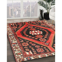 Traditional Saffron Red Persian Rug, tr2855