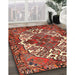 Machine Washable Traditional Tomato Red Rug in a Family Room, wshtr2857