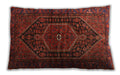 Traditional Classic Rectangular Chestnut Brown Lumbar Throw Pillow, 13 inch by 19 inch, lbtr2859