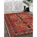 Traditional Red Persian Rug in Family Room, tr2860