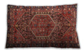 Traditional Classic Rectangular Rust Pink Lumbar Throw Pillow, 13 inch by 19 inch, lbtr2862