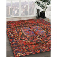 Traditional Sienna Brown Persian Rug, tr2863