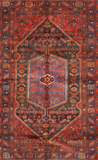 Machine Washable Traditional Sienna Brown Rug, wshtr2863