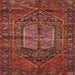 Square Traditional Sienna Brown Persian Rug, tr2863