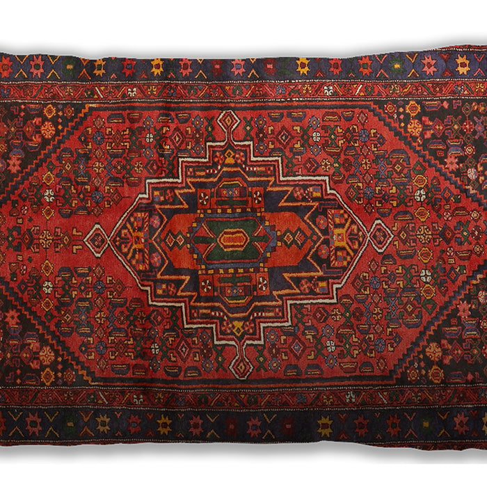 Traditional Classic Rectangular Chestnut Brown Lumbar Throw Pillow, 13 inch by 19 inch, lbtr2864
