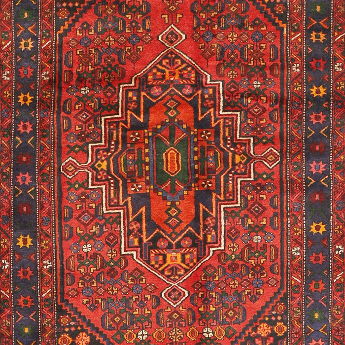 Traditional Chestnut Brown Persian Rug, tr2864