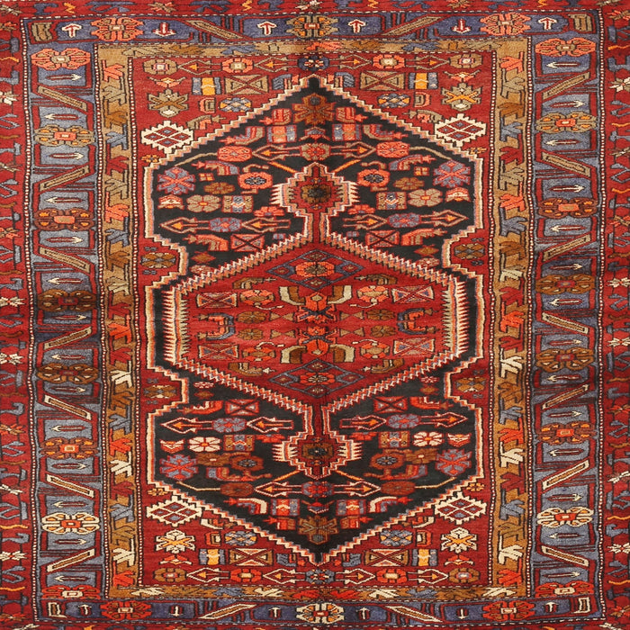 Square Traditional Red Persian Rug, tr2865