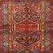 Square Traditional Red Persian Rug, tr2865