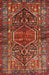 Machine Washable Traditional Tomato Red Rug, wshtr2865