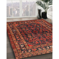 Traditional Sienna Brown Persian Rug, tr2866