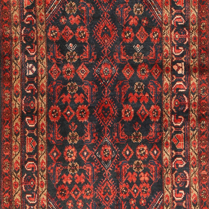 Machine Washable Traditional Sienna Brown Rug, wshtr2866
