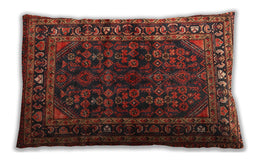 Traditional Classic Rectangular Sienna Brown Lumbar Throw Pillow, 13 inch by 19 inch, lbtr2866
