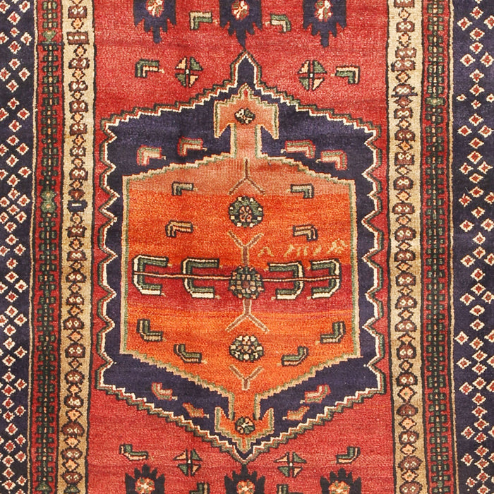 Traditional Orange Brown Persian Rug, tr2868