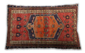 Traditional Classic Rectangular Orange Brown Lumbar Throw Pillow, 13 inch by 19 inch, lbtr2868