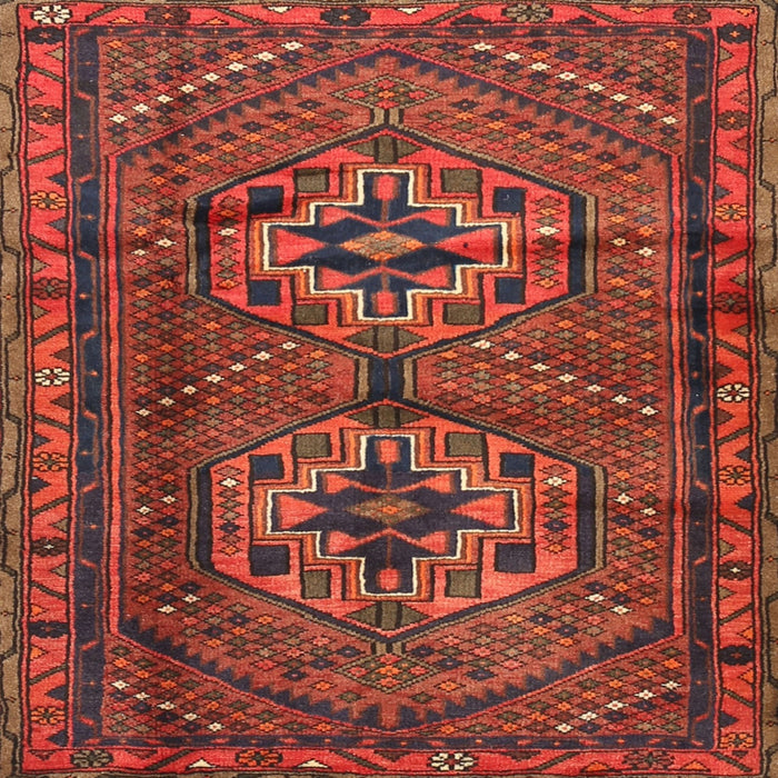 Square Traditional Red Persian Rug, tr2870