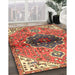 Machine Washable Traditional Peru Brown Rug in a Family Room, wshtr2871