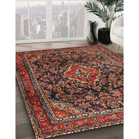 Traditional Saffron Red Persian Rug, tr2873