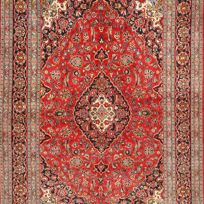 Traditional Light Copper Gold Medallion Rug, tr2874