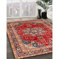 Traditional Light Copper Gold Persian Rug, tr2877