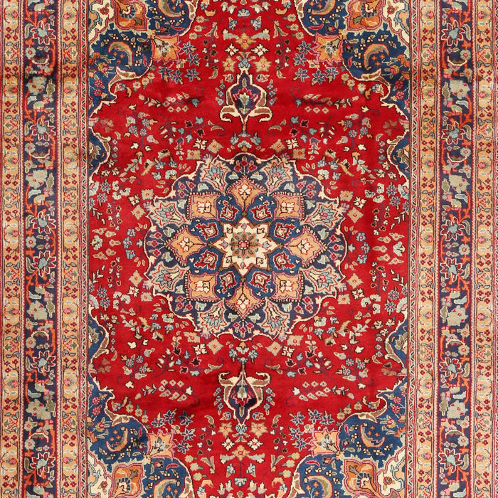 Machine Washable Traditional Light Copper Gold Rug, wshtr2877