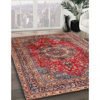 Traditional Light Copper Gold Medallion Rug, tr2878