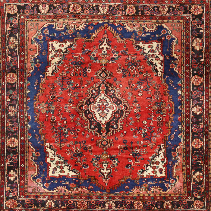 Square Traditional Red Persian Rug, tr2882