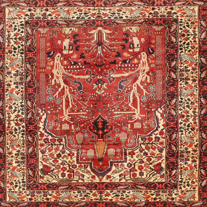 Square Traditional Brown Persian Rug, tr2884