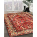 Machine Washable Traditional Peru Brown Rug in a Family Room, wshtr2884