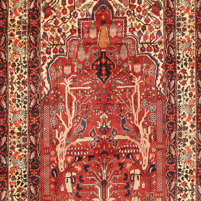 Machine Washable Traditional Peru Brown Rug, wshtr2884