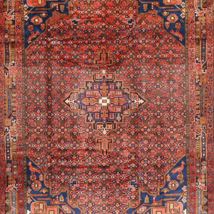 Traditional Rust Pink Persian Rug, tr2886