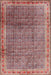 Traditional Brown Red Persian Rug, tr2889